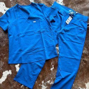 FIGS - Women's Royal Blue Scrubs - NEW WITH TAGS